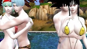 Bulma step Mother and Wife Epi 3 Beautiful Wife Addicted to Sex Likes to be Fucked by her Young and Friend with the Bigger Cock than her Husband Cuckold likes to be Fucked Hard in the Ass NTR