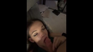 Giving Husband Blow Job