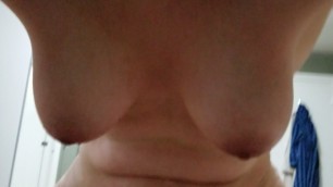 wife sucking cock and balls after fucking