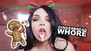 Catjira Gets Possessed by Evil Gingerbread Men and Fucks a Candy Cane (MODEL CONTEST)