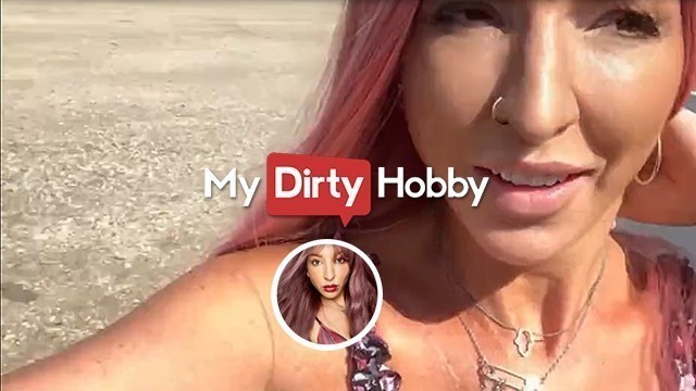 MyDirtyHobby - Naughty Sexyrachel846 Takes the Risk of getting Caught while getting Fucked in Public