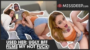 FRENCH GIRLS AURORE and Clara MIA - FAT FRIEND Gets DICK because we FOOL GUY - MISSDEEP