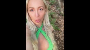 Swedish Girl gives Stranger Blowjob in Public