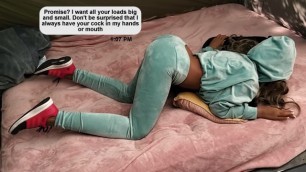 Submissive Slut Sexting while i'm Camping - Fuck Sex Doll Hard
